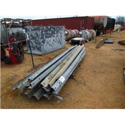 1 LOT GALVANIZED STEEL GUARD RAILS