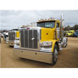2009 PETERBILT 389 T/A TRUCK TRACTOR, S/N 1XPXD49X39D777285, 485 HP CUMMINS ENG, 10 SPD TRANS, 40K R