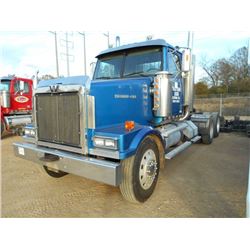2005 WESTERN STAR 4900F T/A TRUCK TRACTOR, S/N 5KJJAECY05PN90806 , 450 HP MBE ENGINE, 10 SPD TRANS, 