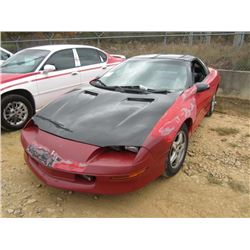 1997 CHEVROLET CAMARO 2 DOOR, S/N 2G1FP22K9V2125559, GAS ENGINE, A/T, ODOMETER READING 225,904 MILES