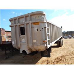 FRUEHAUF 30' T/A ALUMINUM DUMP TRAILER, S/N FWZ-270901, 11R24.5 TIRES