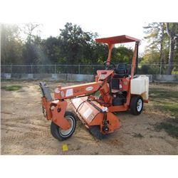 LAY-MOR 8HC SWEEPER, S/N 32271, WATER TANKS, CANOPY, TOWABLE, GAS ENG, METER READING 714 HOURS