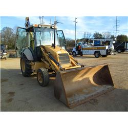 NEW HOLLAND 655E LOADER BACKHOE, S/N 31004204, GP BUCKET, 24" HOE BUCKET, ECAB W/AIR, METER READING 