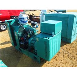 ONAN GENERATOR SET, S/N 1SL0859376, LP GAS, METER READING 333 HOURS