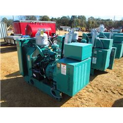 ONAN GENERATOR SET, S/N C870876817, LP GAS, METER READING 321 HOURS