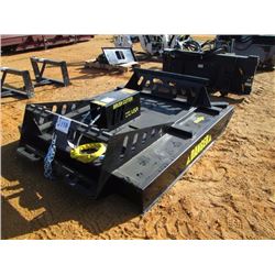 72' BRUSH CUTTER W/PUSH BAR FITS SKID STEER LOADER