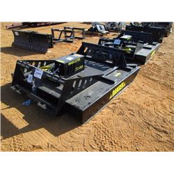 72" BRUSH CUTTER W/PUSH BAR FIT SKID STEER LOADER
