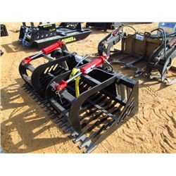 72" HYD GRAPPLE FIT SKID STEER LOADER