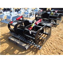 72" HYD GRAPPLE FIT SKID STEER LOADER