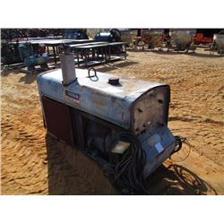 LINCOLN SAE 350 ARC WELDER & GENERATOR, WELDING LEAD, DIESEL ENGINE