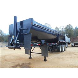 2011 CONSTRUCTION TRAILER 32' TRI-AXLE DUMP TRAILER, S/N 5TU243234BS000685, HIGH LIFT GATE, LIFT AXL