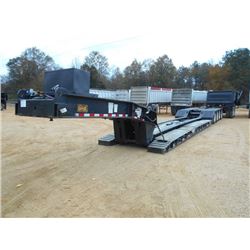 WITZCO 65 TON TRI-AXLE DETACH LOWBOY, S/N 1W8A11G42DS000312, 26" WELL, NGB, FOLD UP STINGER, COVER W