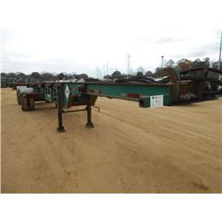 2005 PMF RENTAL INC 48' T/A ROLL OFF TRAILER, S/N 1P9RS482X50086079, SPREAD AXLE, 255/75R24.5 TIRES,