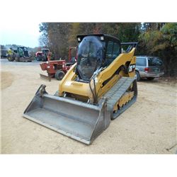 CAT 299D XPS SKID STEER LOADER, S/N HCL00503, TRACK TYPE, MP BUCKET, ECAB W/AIR, HIGH FLOW, METER RE