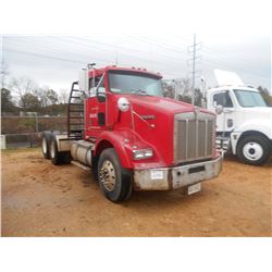 1998 KENWORTH T800 T/A TRUCK TRACTOR, S/N 1XKDDT8X1WJ780641, C10 CAT DIESEL ENG, 10 SPD TRANS, 40K R