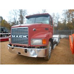 1999 MACK CH 613 T/A TRUCK TRACTOR, S/N 1M1AA13YDXW105976, 355 HP MACK DIESEL ENG, 9 SPD TRANS, 40K 