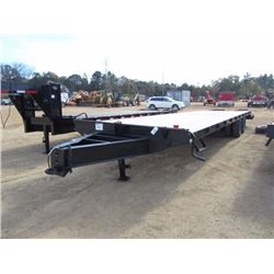 1997 12 TON 8' X 30' CIRCLE W T/A TAG TRAILER, S/N 1C9TB2546V1140132, DOVETAIL, FLIP UP RAMPS