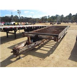 1986 CUSTOM TRAILER 9' X 36' UTILITY TRAILER, S/N 1YB471868G1B1T057, TILT, DUAL TIRES, 8-14.5LT TIRE