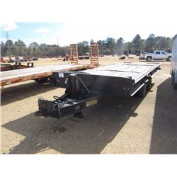1970 ALABAMA T/A TILT TRAILER, S/N 170223, 8' X 21', DUAL WHEELS, PINTLE HOOK, 7.50-15LPT TIRES