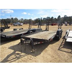 2006 CRONKHITE 6'8" X 16' T/A TAG TRAILER, S/N 47326202261000118, FOLD UP RAMPS, ST235/80R16 TIRES