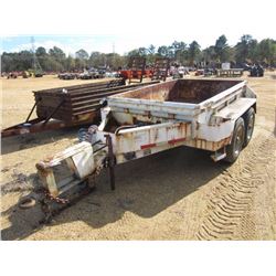 1993 ALABAMA 9' T/A UTILITY TRAILER, S/N 1A9M15202P2054007, 215/75R17.5 TIRES