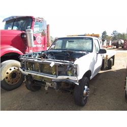 1994 FORD S /A ROLLBACK TRUCK, S/N 1FTEF14Y1RNB66442, NO MOTOR, TRANS, HARLAND ALUM ROLLBACK BED (DO