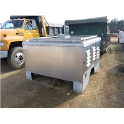 STEEL DOG BOX, TRUCK MOUNTED, 6 COMPARTMENTS