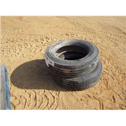 1 LOT (2) 225/70R19.5 TIRES