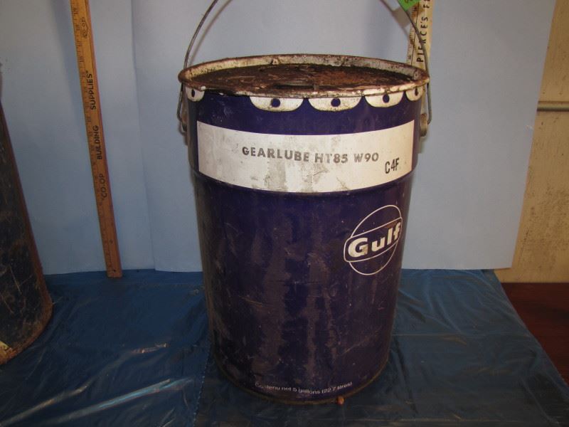 Gulf 5 gallon Oil Pail