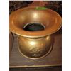 Image 1 : Brass Spitoon Embossed "Pony Express Chewing Tobacco Cut Plug"