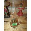 Image 1 : Oil Finger Lamp - Glass Base & Chimney