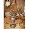Image 1 : Oil Lamp - Chrome Metal Base Marked CPR