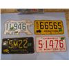 Image 2 : LOT OF 4 LICENCE PLATES