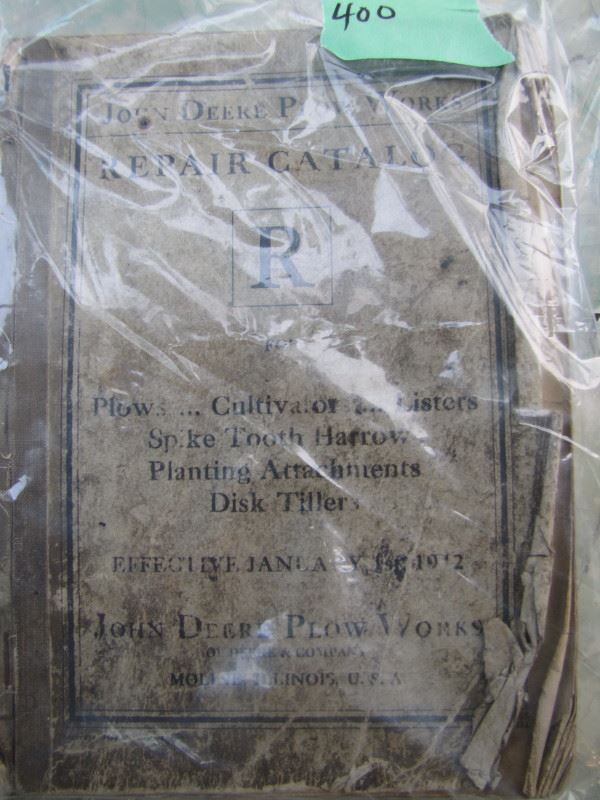 John Deere Plow Works Catalogue "R" 401