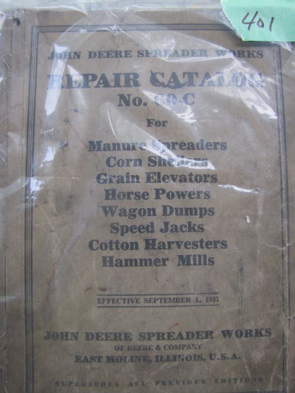 John Deere Spreader Works Catalogue 60C