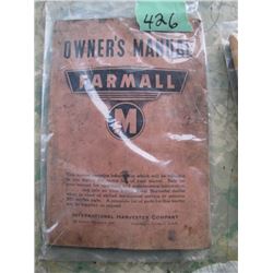 Owner's Manual Farmall "M"
