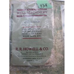 Well Machinery Tools and Supplies 1912