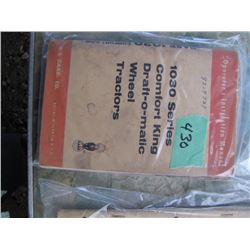 Lot of 2 Books Case 930 & 1030 Series Tractors