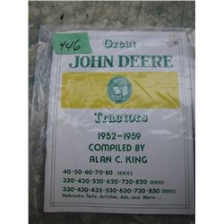 Great John Deere Tractors 1952-1959 Compiled by Alan C. King