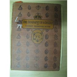 Ernest Thompson Seton "The Biography of A Grizzly" 1919