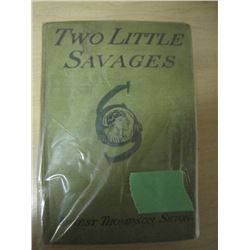Ernest Thompson Seton "Two Little Savages" Green Hardcover