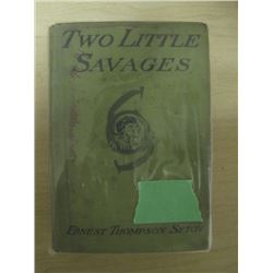 Ernest Thompson Seton "Two Little Savages" Green Hardcover