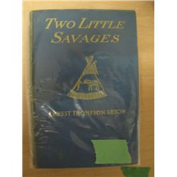 Ernest Thompson Seton "Two Little Savages" Blue Hardcover