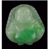 Image 1 : Chinese Jadeite Pendant Carved Happy Buddha