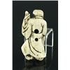 Image 2 : Japanese Old Meiji Period Ivory Netsuke Old Man