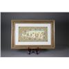 Image 2 : India Ivory Painted Plaque w Frame