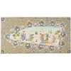 Image 3 : India Ivory Painted Plaque w Frame