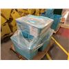 Image 1 : 4 PALLETS OF BINS & A PALLET OF WAREHOUSE SUPPLIES