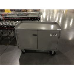 LYON MOBILE WAREHOUSE CART WITH LOCKING CABINET