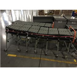 GLOBAL 6 SECTION FLEXIBLE WAREHOUSE CONVEYOR - ADJUSTABLE HEIGHT